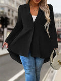 Blazer Monopetto Avec Fermeture À Un Bouton Pour Femme | Idéal Pour Le Bureau Et Les Sorties