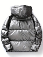 Veste Matelassée avec Fermeture Éclair et Poches pour Homme | Idéale pour l’Hiver
