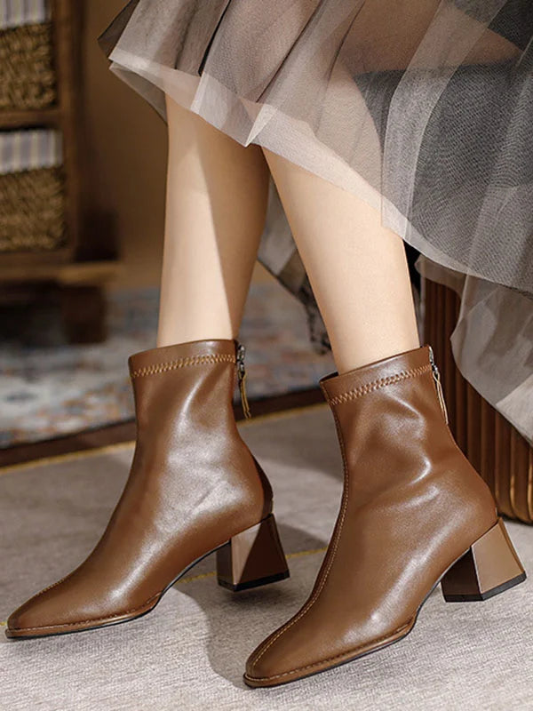 Bottes Avec Fermeture Zippée Pour Femmes | Idéales Pour Un Usage Quotidien
