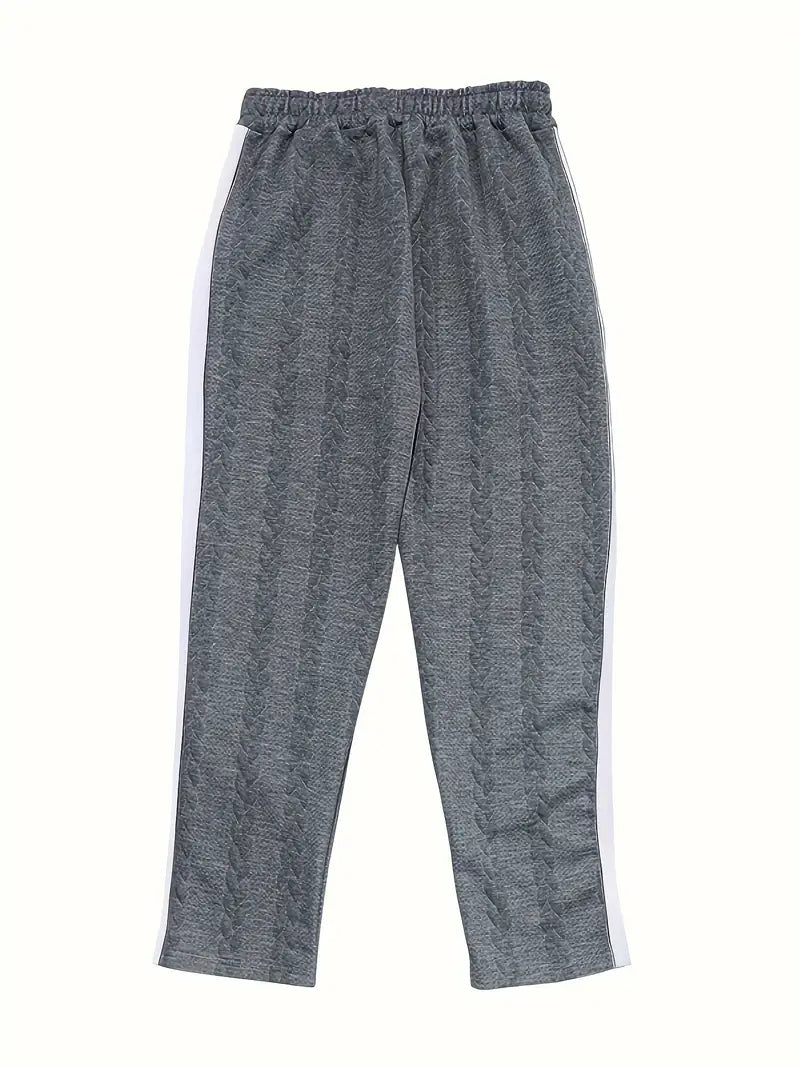 Pantalon Large avec Boutons Latéraux et Taille à Cordon pour Homme | Idéal pour un Usage Quotidien