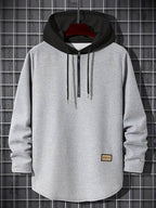 Hoodie à Capuche avec Design Color Block pour Hommes | Idéal pour les Activités de Loisirs