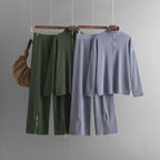 Ensemble Deux Pièces Avec Haut À Fermeture Éclair Et Pantalon Pour Femmes | Idéal Pour Usage Quotidien Et Loisirs