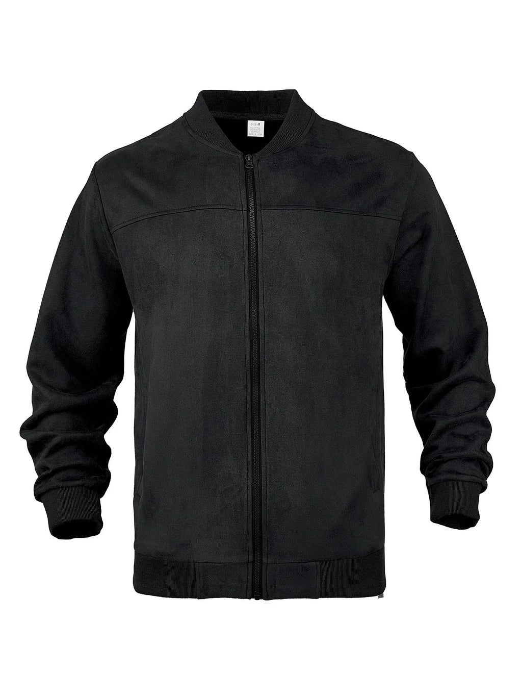 Blouson Zippé Avec Coupe Ajustée Et Col Rond Pour Homme | Idéal Pour Saisons Intermédiaires
