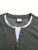 Polo À Manches Longues Avec Col À Boutons Et Poches Fonctionnelles Pour Homme | Idéal Pour Le Quotidien Et Les Occasions Décontractées