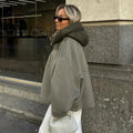Manteau Long Oversize avec Capuche pour Femme | Idéal pour l’Hiver