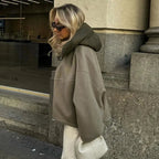 Manteau Long Oversize avec Capuche pour Femme | Idéal pour l’Hiver