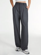 Pantalon Droit Uni Avec Coupe Régulière Pour Femmes | Idéal Pour Occasions Et Usage Quotidien