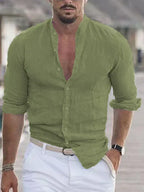 Chemise à Manches Longues avec Coupe Légère pour Homme | Idéale pour les Tenues Quotidiennes ou les Occasions Formelles