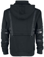 Sweat à Capuche avec Couleur Unie Sombre pour Homme | Idéal pour les Sorties Décontractées