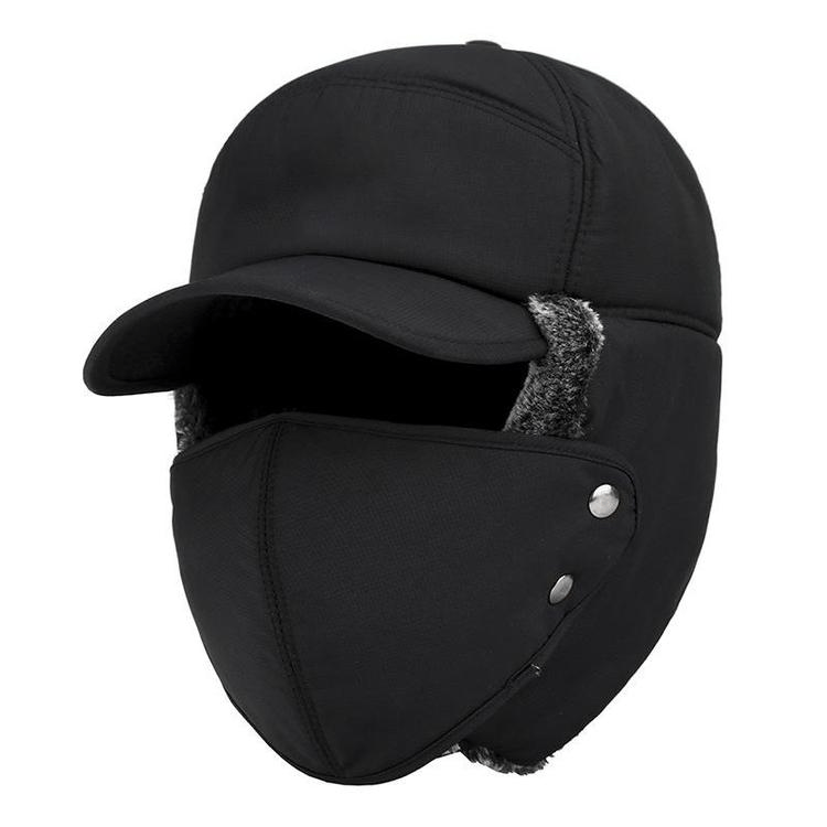 Chapeau d’Hiver avec Protection du Visage et des Oreilles pour Adulte | Idéal pour les Activités en Extérieur