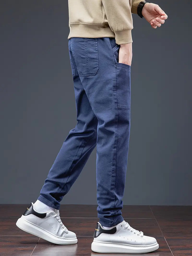 Pantalon De Jogging Avec Taille À Cordon Pour Homme | Idéal Pour Usage Quotidien Et Activités