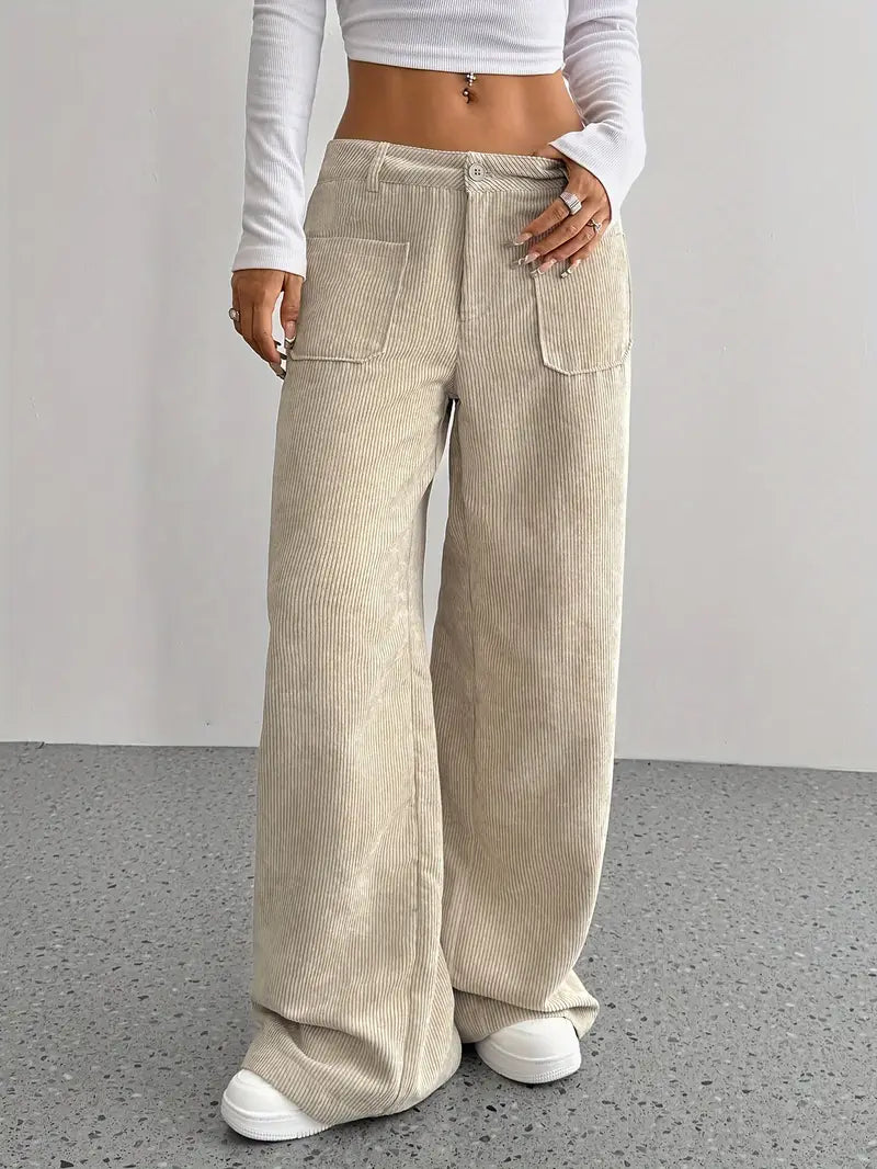 Pantalon Large à Jambe Large pour Femme | Idéal pour un Usage Quotidien