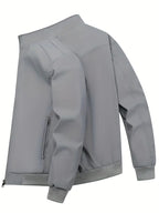 Veste Coupe-Vent Légère avec Fermeture Zippée et Coupe Classique pour Hommes | Idéal pour Conditions Météorologiques Variables