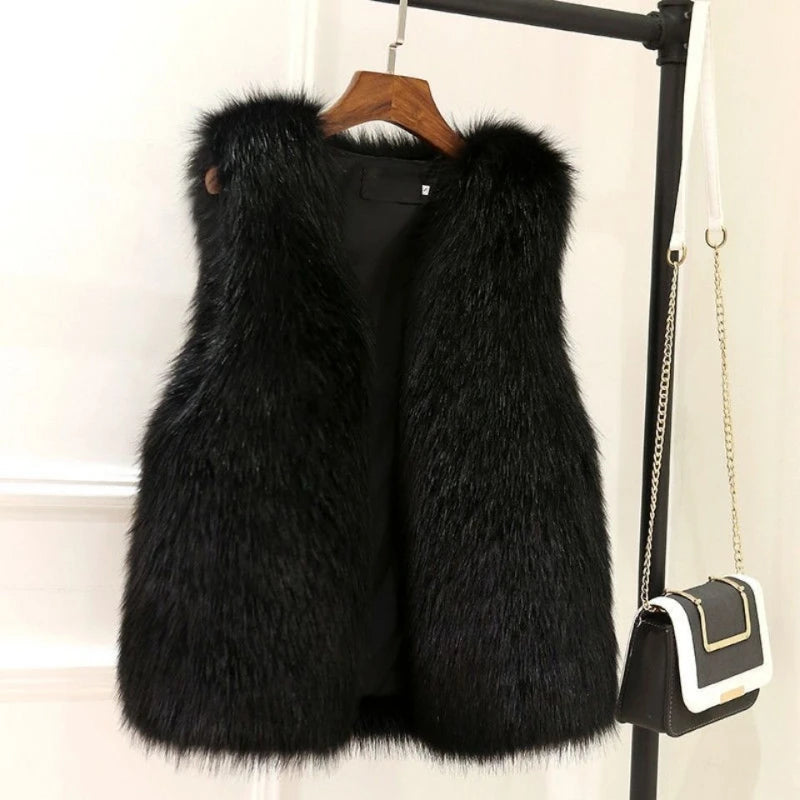 Veste Sans Manches à Effet Texturé pour Femme | Idéale pour l’Automne et l’Hiver