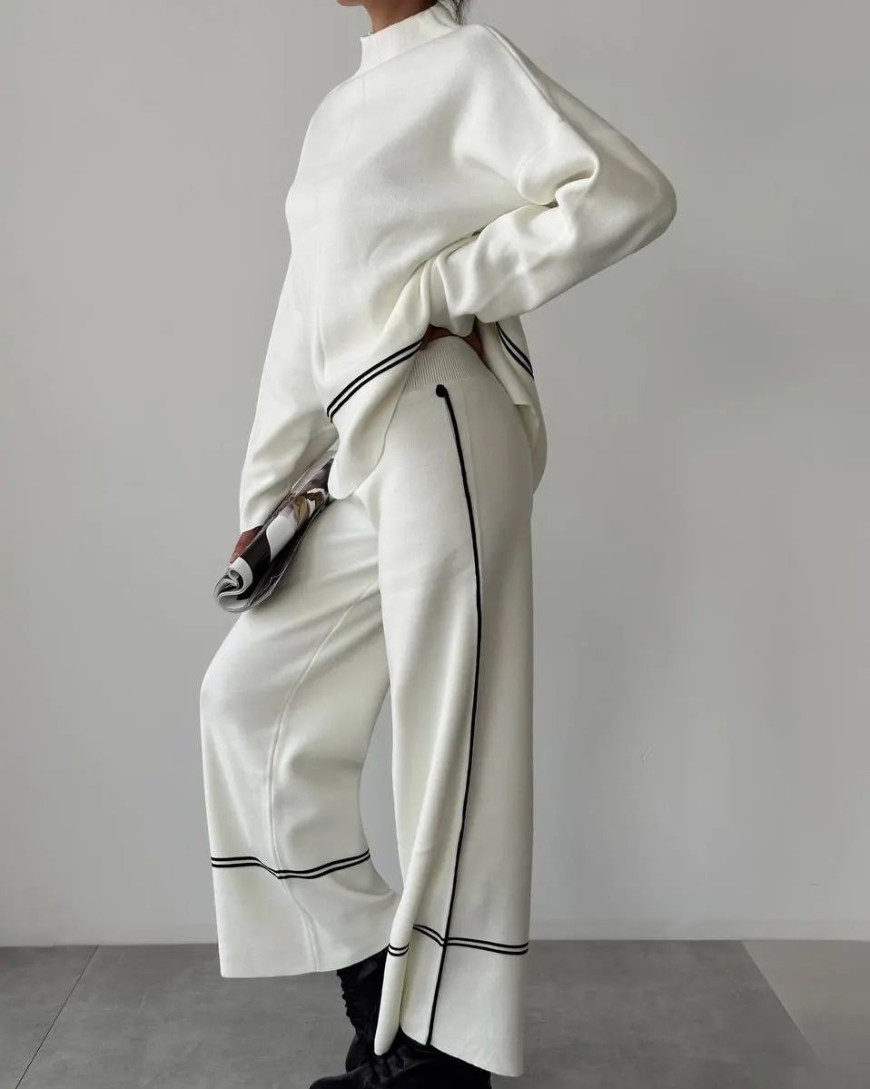 Ensemble Deux Pièces Avec Haut Et Pantalon Pour Femmes | Idéal Pour Usage Quotidien Et Sorties