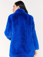 Manteau Mi-Long avec Fermeture à Boutons Cachés et Poches pour Femme | Idéal pour l’Hiver