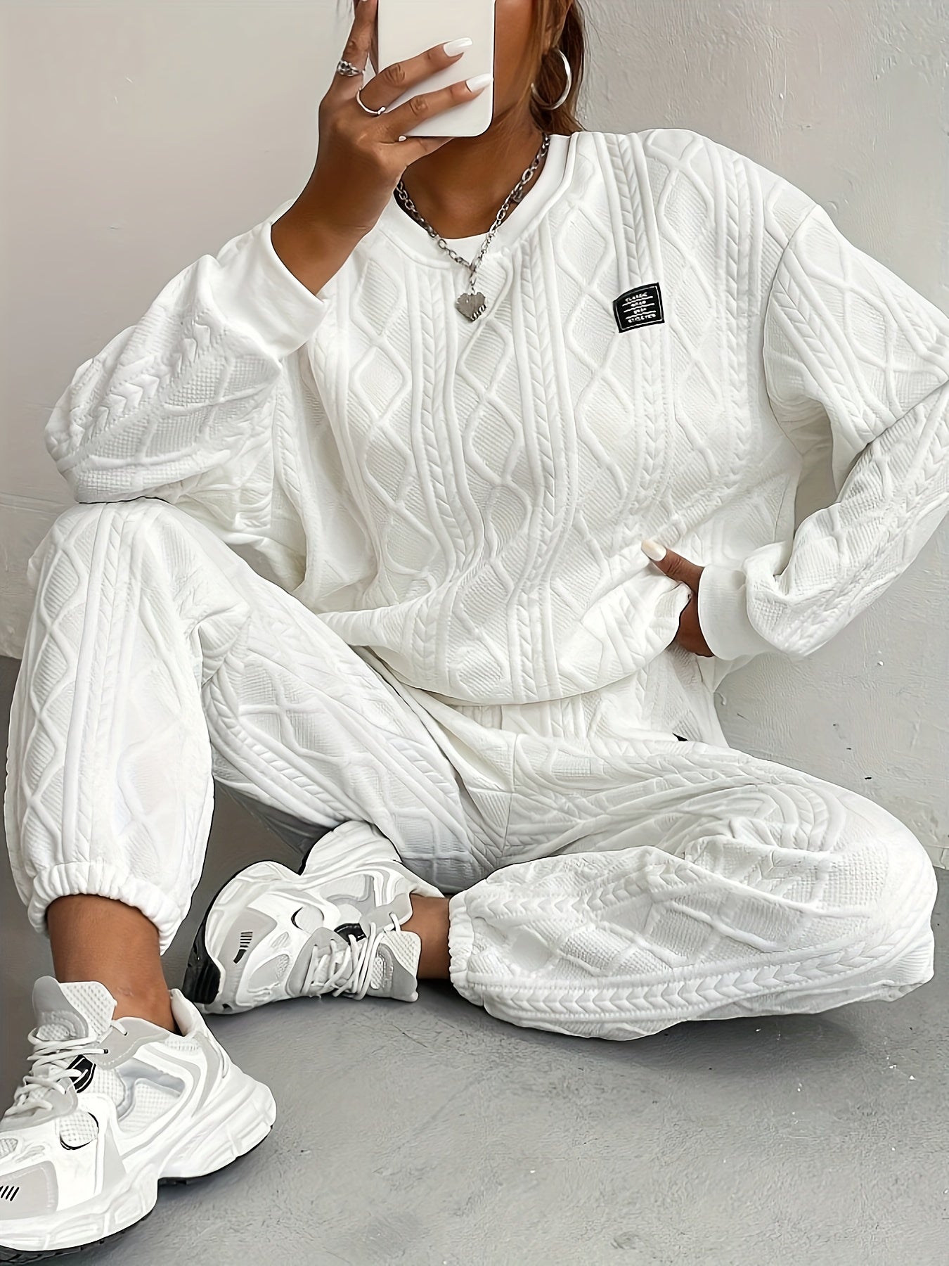 Ensemble Top et Pantalon à Coupe Large pour Femme | Idéal pour les Moments Décontractés