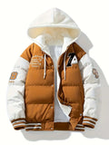 Veste D’Hiver avec Capuche Et Fermeture Zippée pour Homme | Idéal pour La Saison Froide