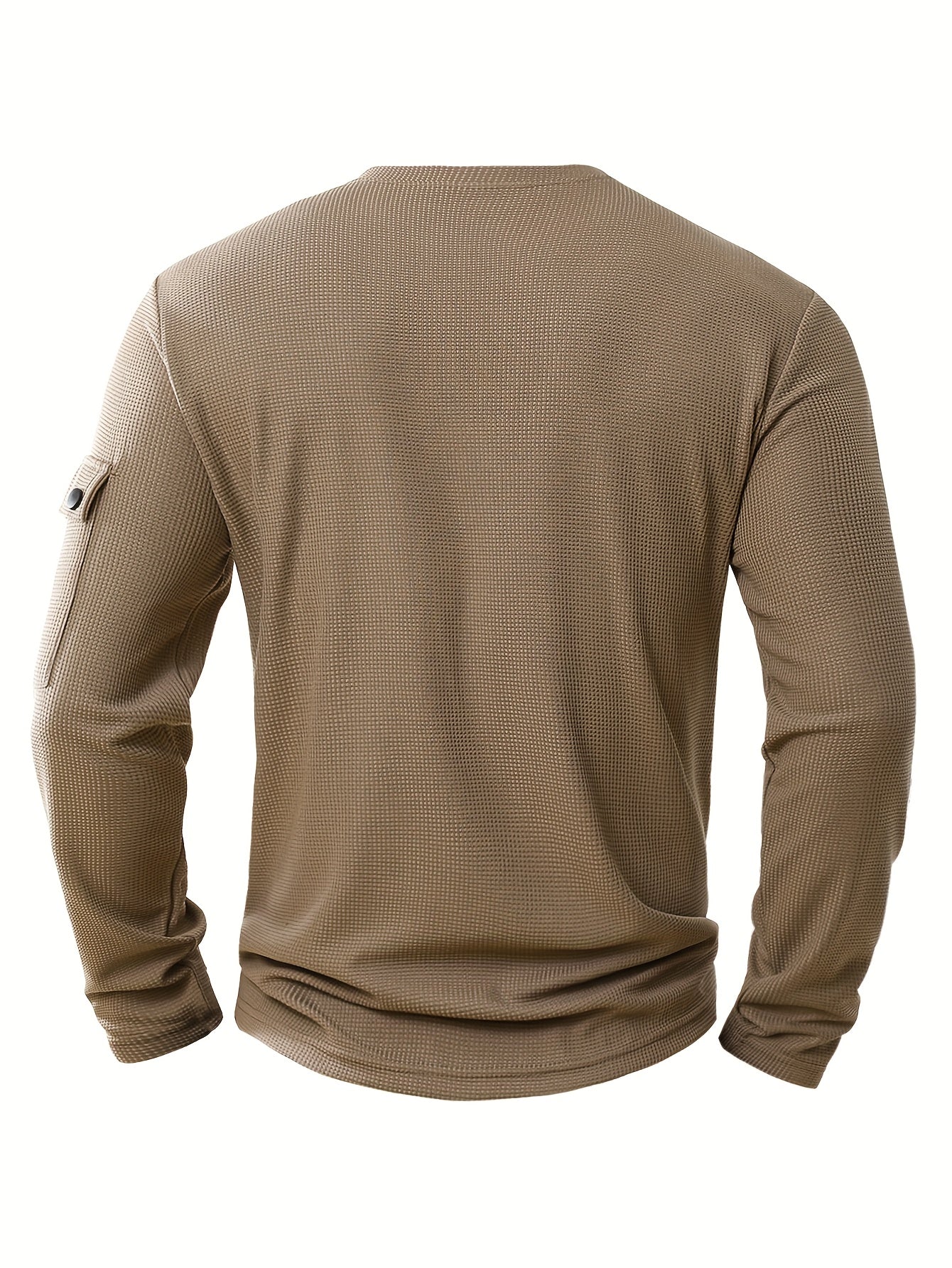 Polo À Manches Longues Avec Col À Boutons Et Poches Fonctionnelles Pour Homme | Idéal Pour Le Quotidien Et Les Occasions Décontractées
