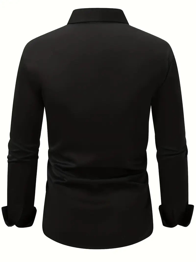 Chemise À Manches Longues Pour Homme | Idéale Pour Usage Quotidien