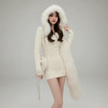 Robe Pull À Capuche pour Femme | Idéale pour Les Journées D’Hiver