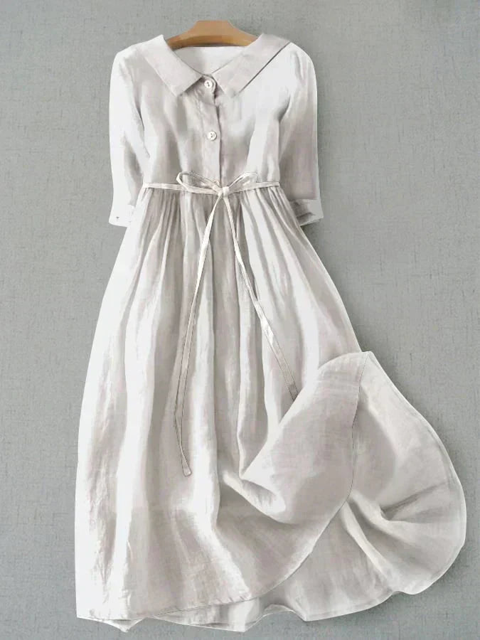 Robe Midi à Coupe Minimaliste pour Femme | Idéale pour Usage Quotidien et Occasions Décontractées