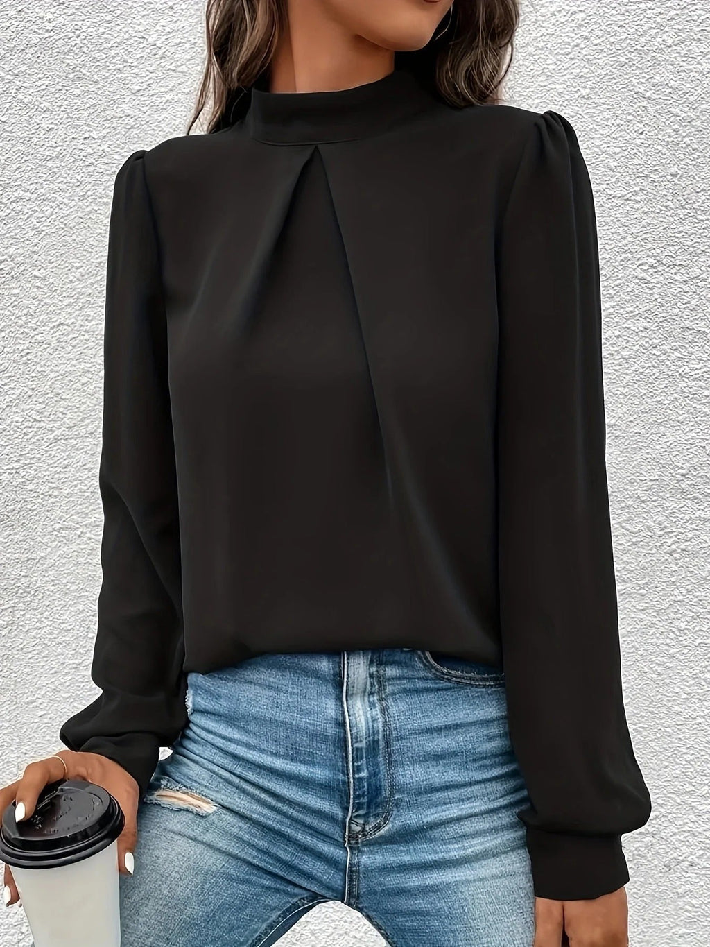 Blouse à Coupe Classique pour Femme | Idéale pour le Travail ou les Soirées