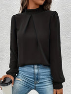 Blouse à Coupe Classique pour Femme | Idéale pour le Travail ou les Soirées