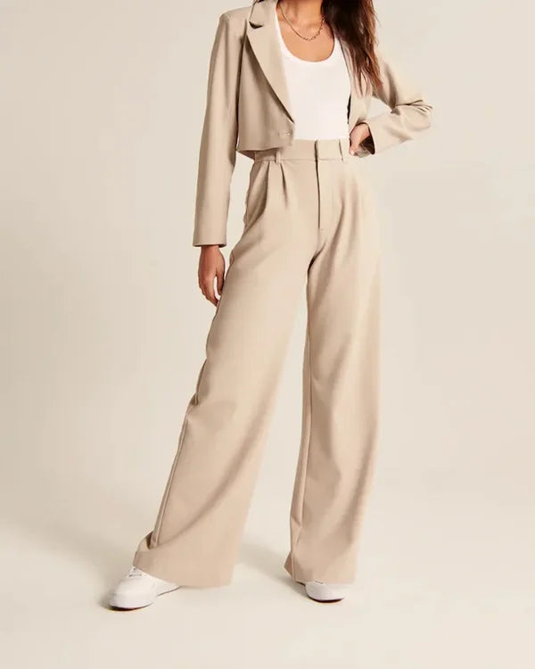Pantalon Évasé avec Coupe Ajustée pour Femme | Idéal pour le Quotidien et les Sorties