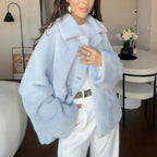 Manteau à Coupe Longue avec Revers Classiques pour Femme | Idéal pour l’Hiver
