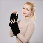 Gants Sans Doigts Hiver pour Femmes | Idéaux pour Le Quotidien Et Les Activités Extérieures