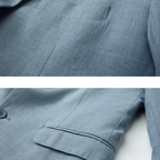 Blazer Pour Homme Avec Coupe Standard Et Teinte Claire Pour Adulte | Idéal Pour Saisons Chaudes Et Usage Polyvalent