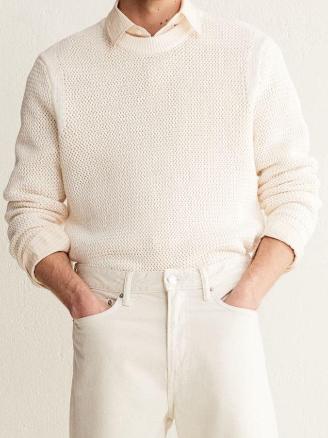 Pull avec Motif Structuré pour Hommes | Idéal pour Un Usage Quotidien