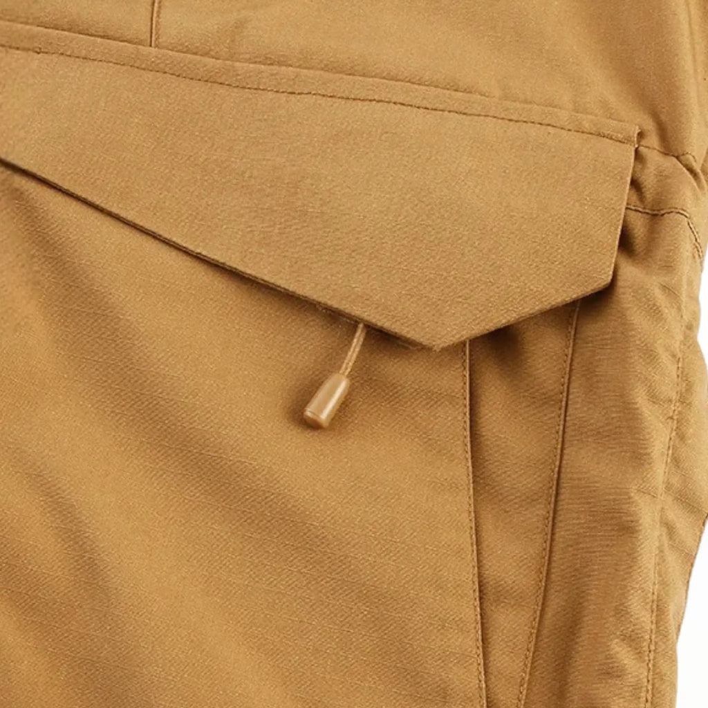 Blouson à Capuche avec Poches Multiples et Ajustement Latéral pour Hommes | Idéal pour l’Hiver