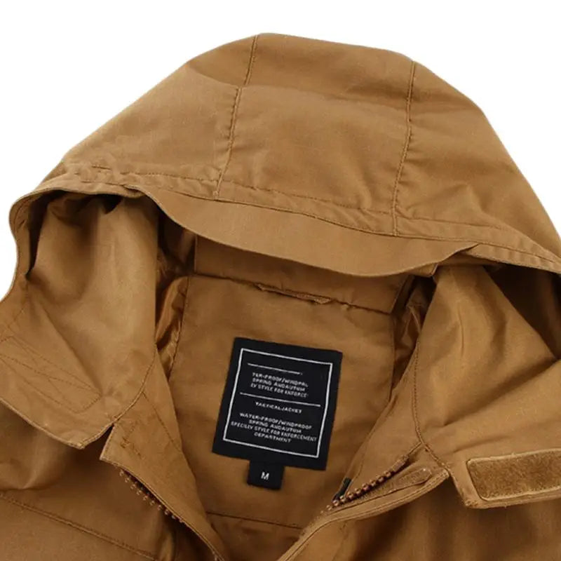 Blouson à Capuche avec Poches Multiples et Ajustement Latéral pour Hommes | Idéal pour l’Hiver