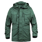 Blouson à Capuche avec Poches Multiples et Ajustement Latéral pour Hommes | Idéal pour l’Hiver
