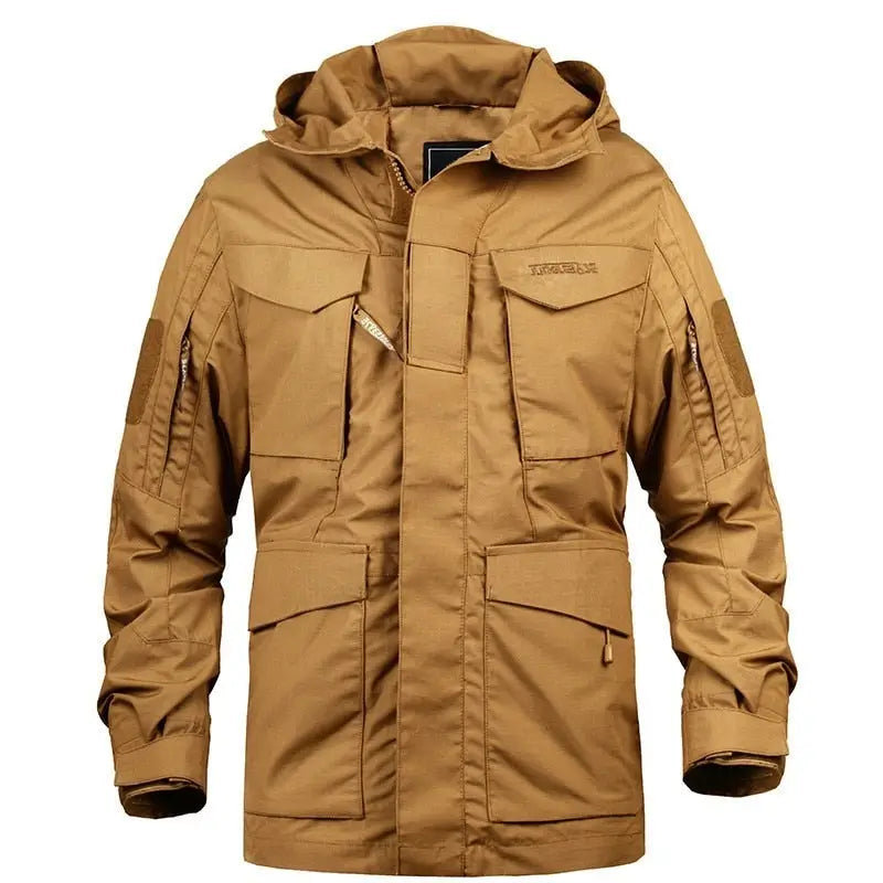 Blouson à Capuche avec Poches Multiples et Ajustement Latéral pour Hommes | Idéal pour l’Hiver
