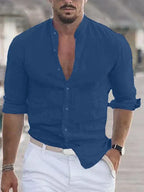 Chemise à Manches Longues avec Coupe Légère pour Homme | Idéale pour les Tenues Quotidiennes ou les Occasions Formelles