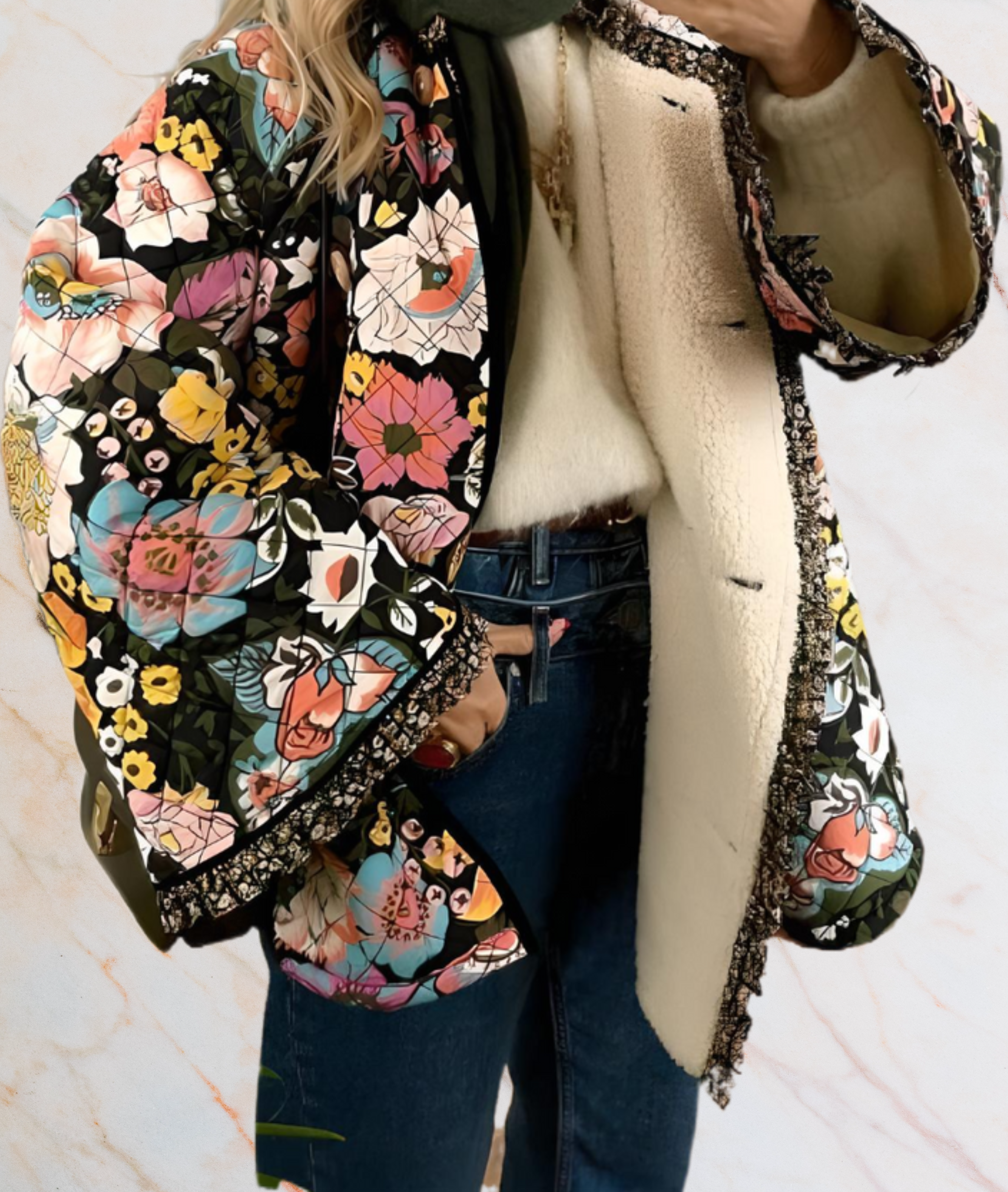 Veste À Coupe Droite pour Femmes | Idéale pour Printemps, Automne Et Hiver