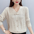 Pull En Maille Avec Motif Ajouré Pour Femme | Idéal Pour Toutes Les Saisons