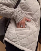 Veste Zippée à Col Haut pour Femme | Idéale pour la Saison d’Hiver