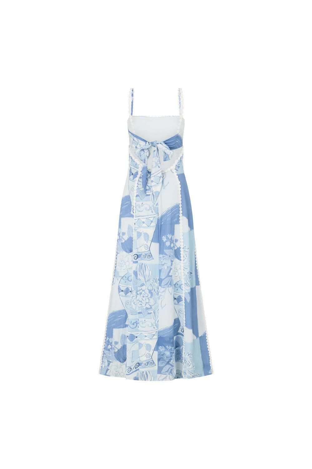Robe Maxi À Encolure Carrée Avec Imprimé Et Coupe Longue Pour Femme | Idéale Pour Événements Estivaux
