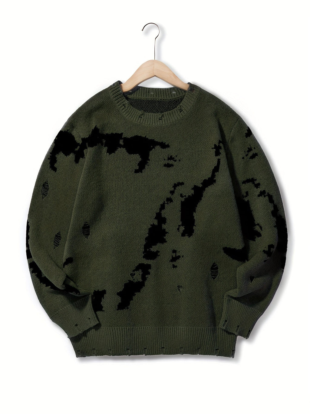 Pull-Over Homme à Texture Structurée pour Usage Quotidien | Idéal pour la Mi-Saison