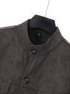 Veste Casual À Manches Longues Avec Poches Fonctionnelles Pour Homme | Idéale Pour Une Utilisation Quotidienne