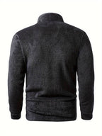 Veste Zippée Bicolore pour Homme avec Col Montant | Idéale pour Le Quotidien Et Les Loisirs