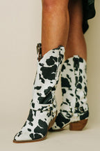 Bottes Cowboy À Tige Mi-Haute Pour Femmes | Pour Un Usage Quotidien