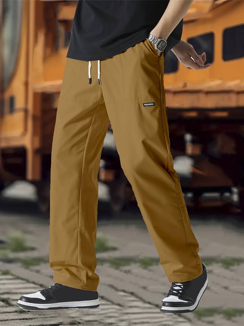 Pantalon À Taille Ajustable Avec Coupe Droite Pour Homme | Idéal Pour Usage Quotidien