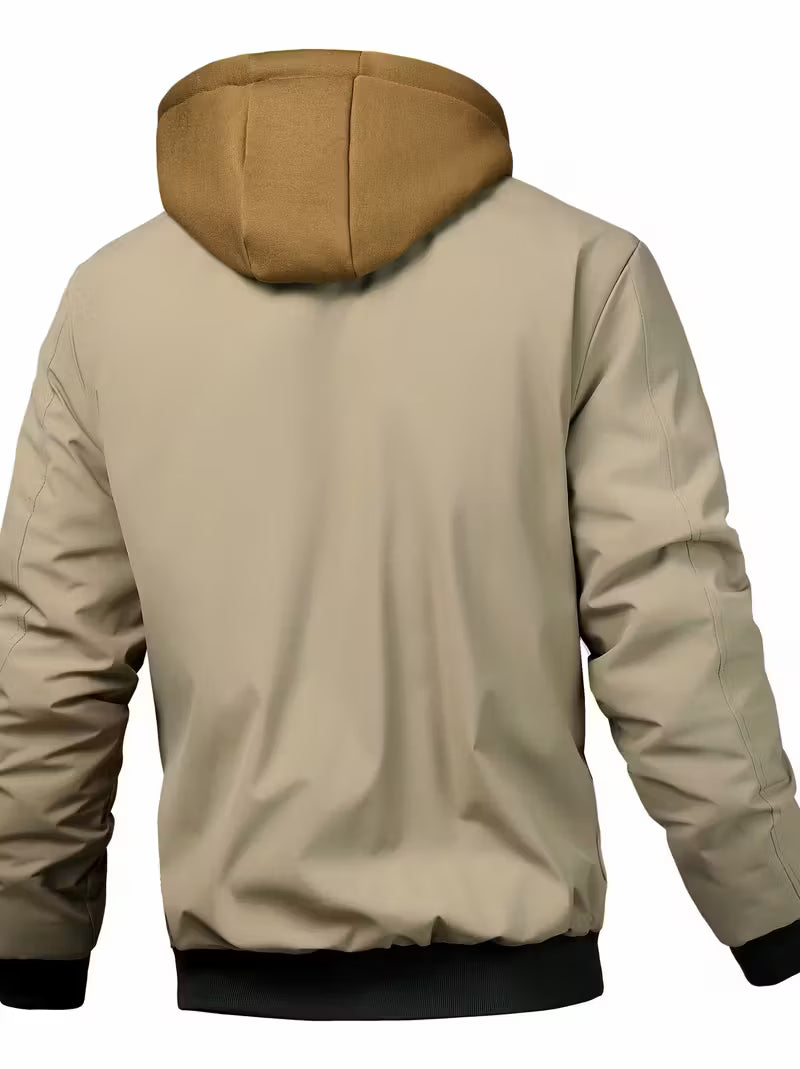 Veste Avec Capuche Et Fermeture Zippée Pour Homme | Idéale Pour Un Usage Quotidien Et Extérieur