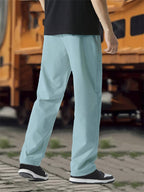 Pantalon À Taille Ajustable Avec Coupe Droite Pour Homme | Idéal Pour Usage Quotidien