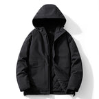 Veste d’Hiver avec Capuche et Doublure Épaisse pour Homme | Idéale pour les Jours Froids